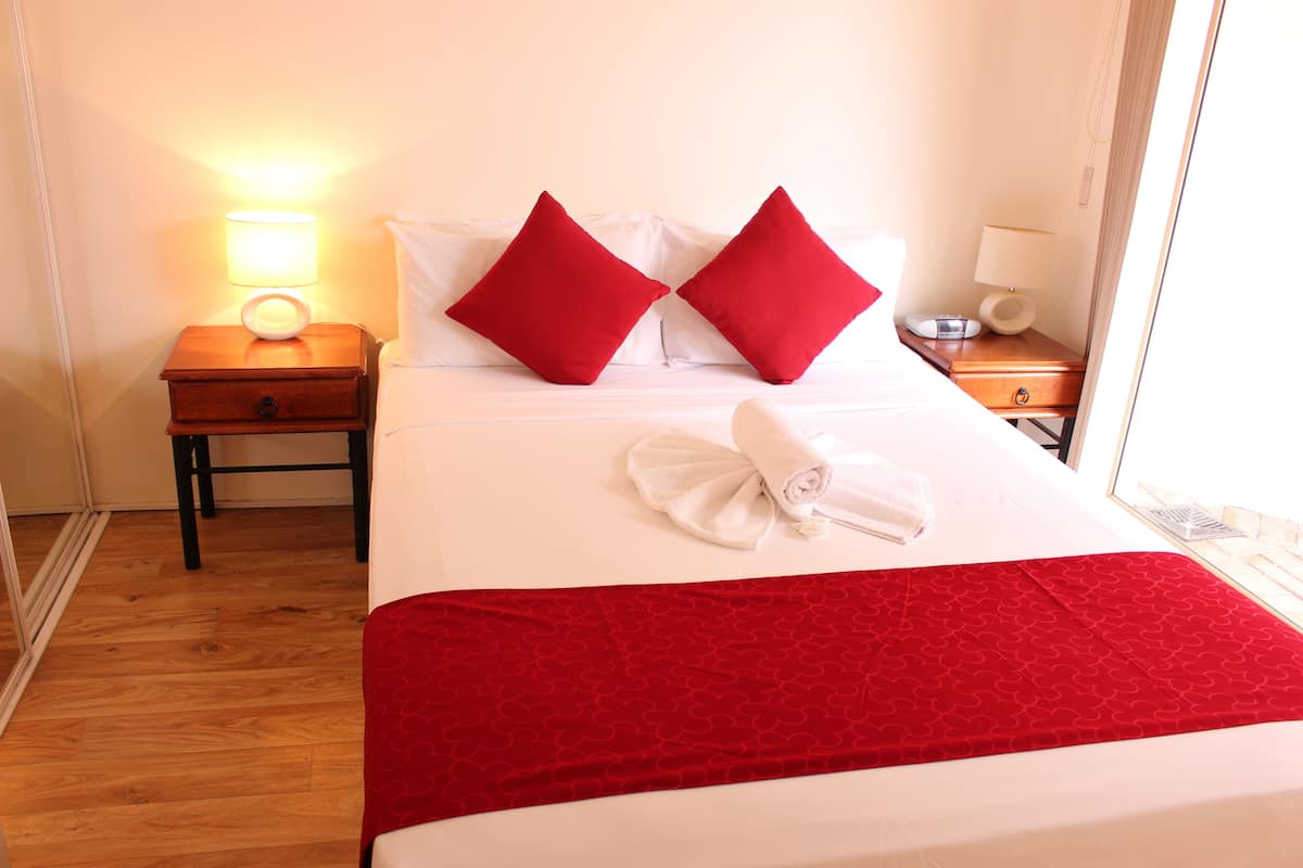 Individually furnished, iron/ironing board, cots/infant beds