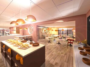 Daily buffet breakfast (EUR 15 per person)