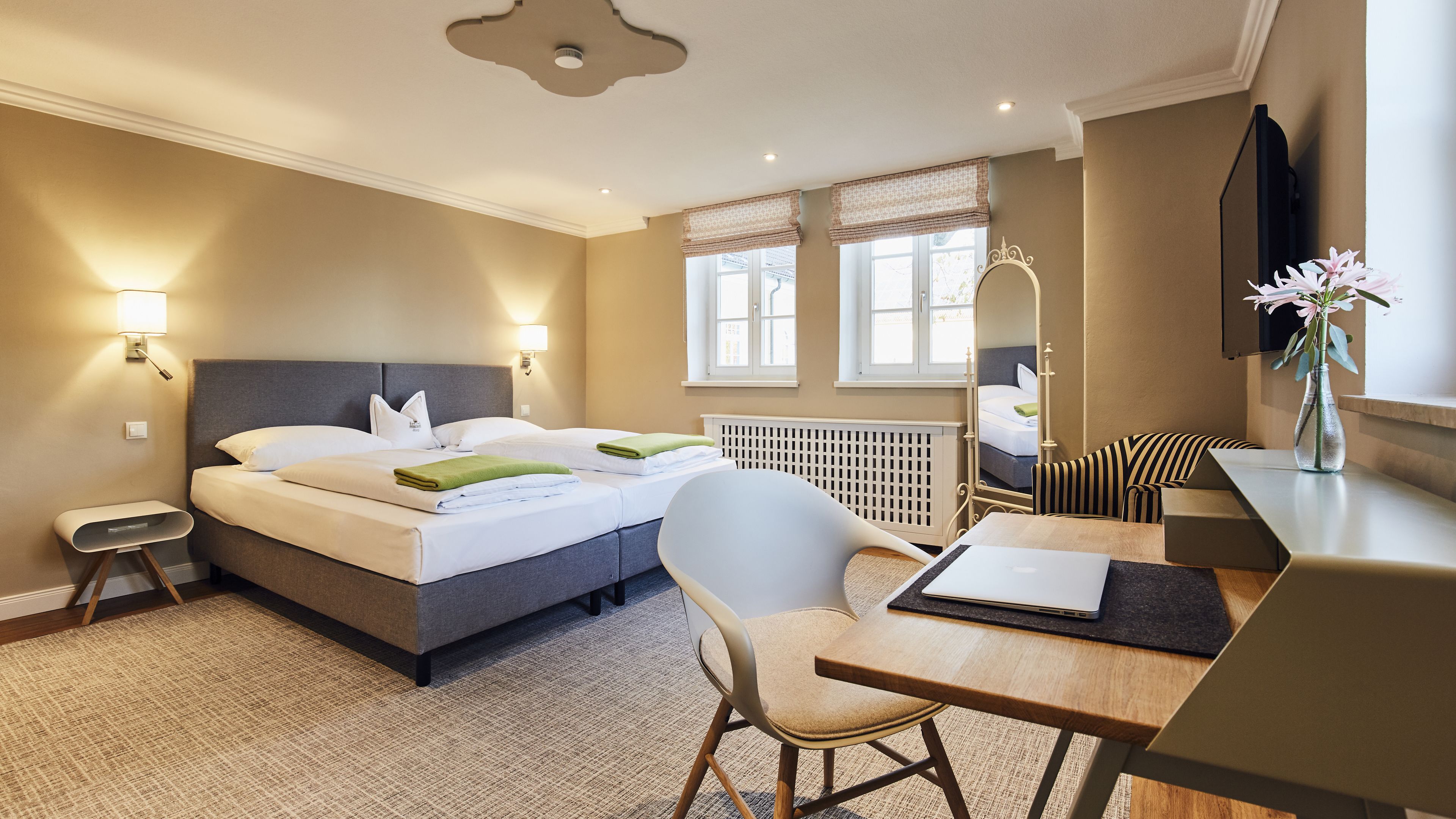 comfort double room, 1 king bed, private bathroom | 1 bedroom, desk, soundproofing, free wifi