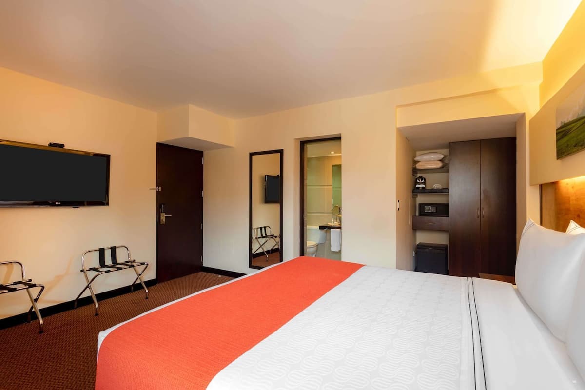 Premium bedding, down comforters, Select Comfort beds, minibar