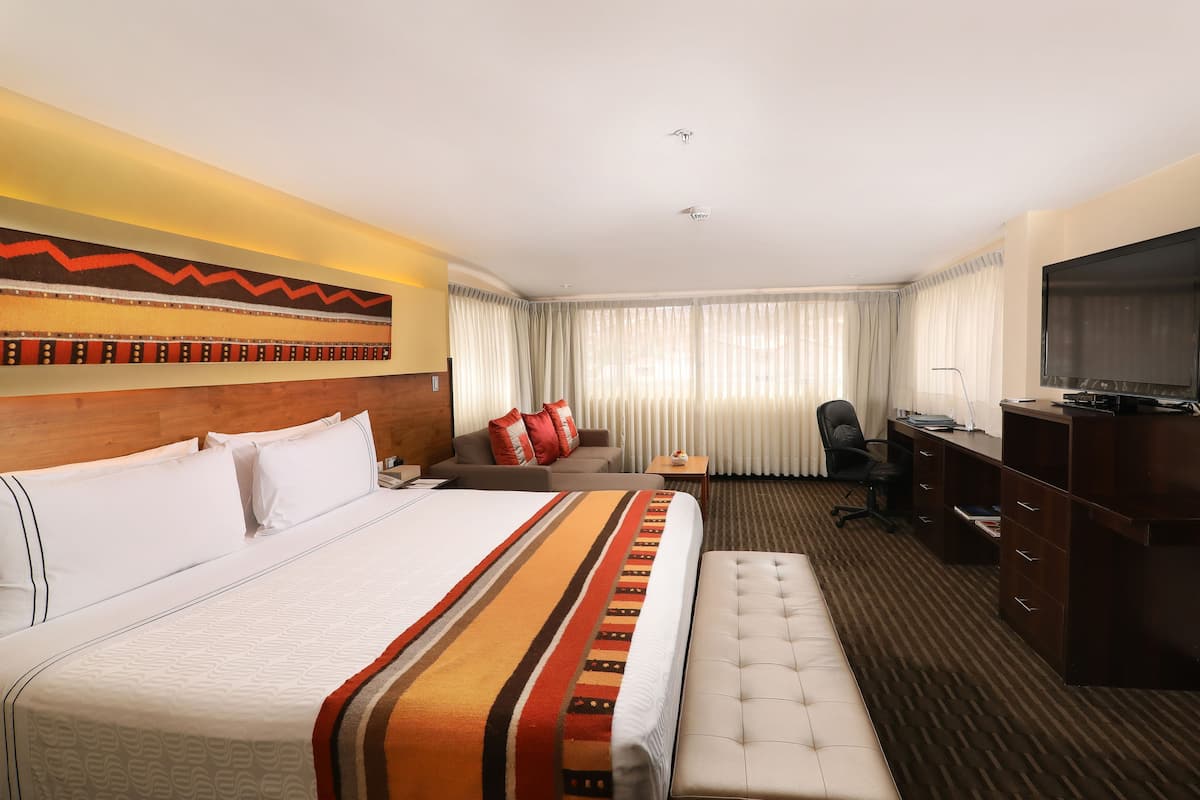 Premium bedding, down comforters, Select Comfort beds, minibar