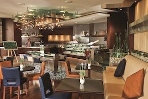 Rooftop bar, pool views, open daily
