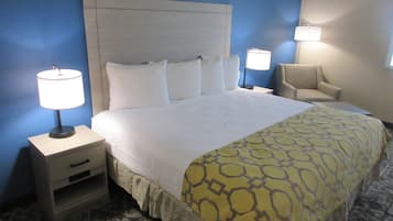 Coffres-forts dans les chambres, bureau, rideaux occultants