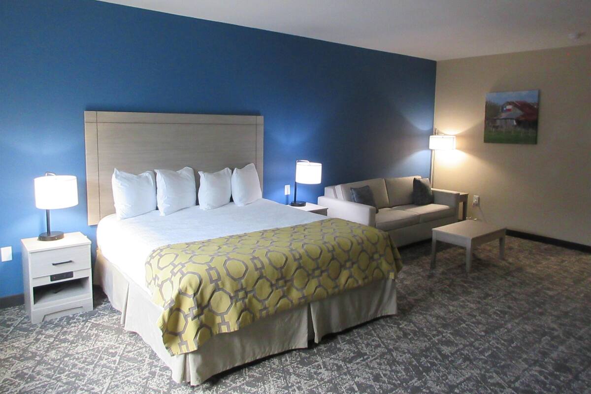 In-room safe, desk, blackout drapes, iron/ironing board