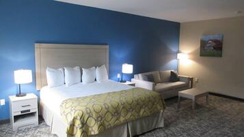 In-room safe, desk, blackout curtains, iron/ironing board