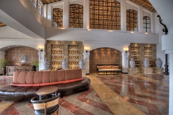 Hotel entrance and lobby at Hyatt Vacation Club at Sirena del Mar