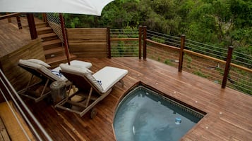 Deluxe Tent with Private Plunge Pool | View from room