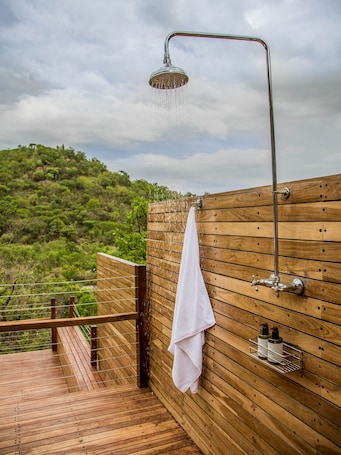 Bathrobes, slippers, towels. Nkomazi Game Reserve by NEWMARK