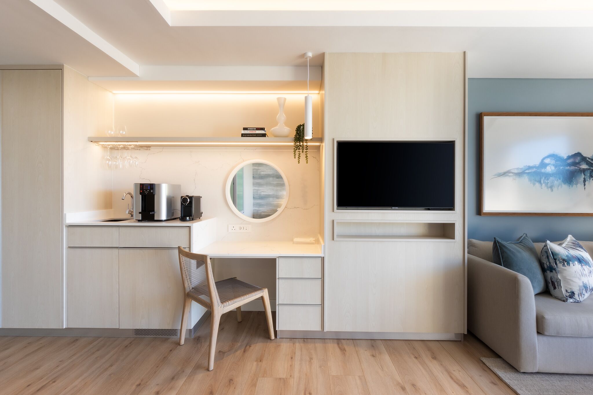 non-sea facing suite | premium bedding, minibar, in-room safe, individually decorated