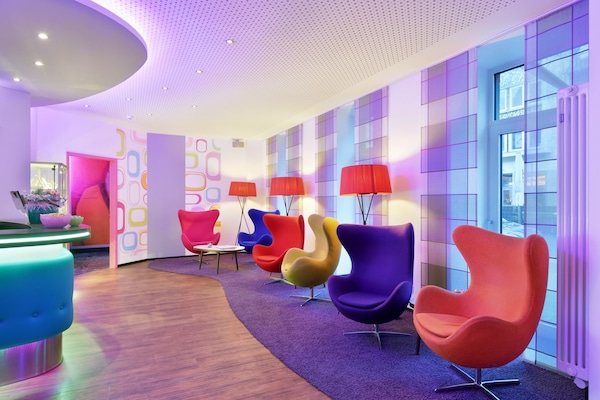 Sitteområde i lobbyen