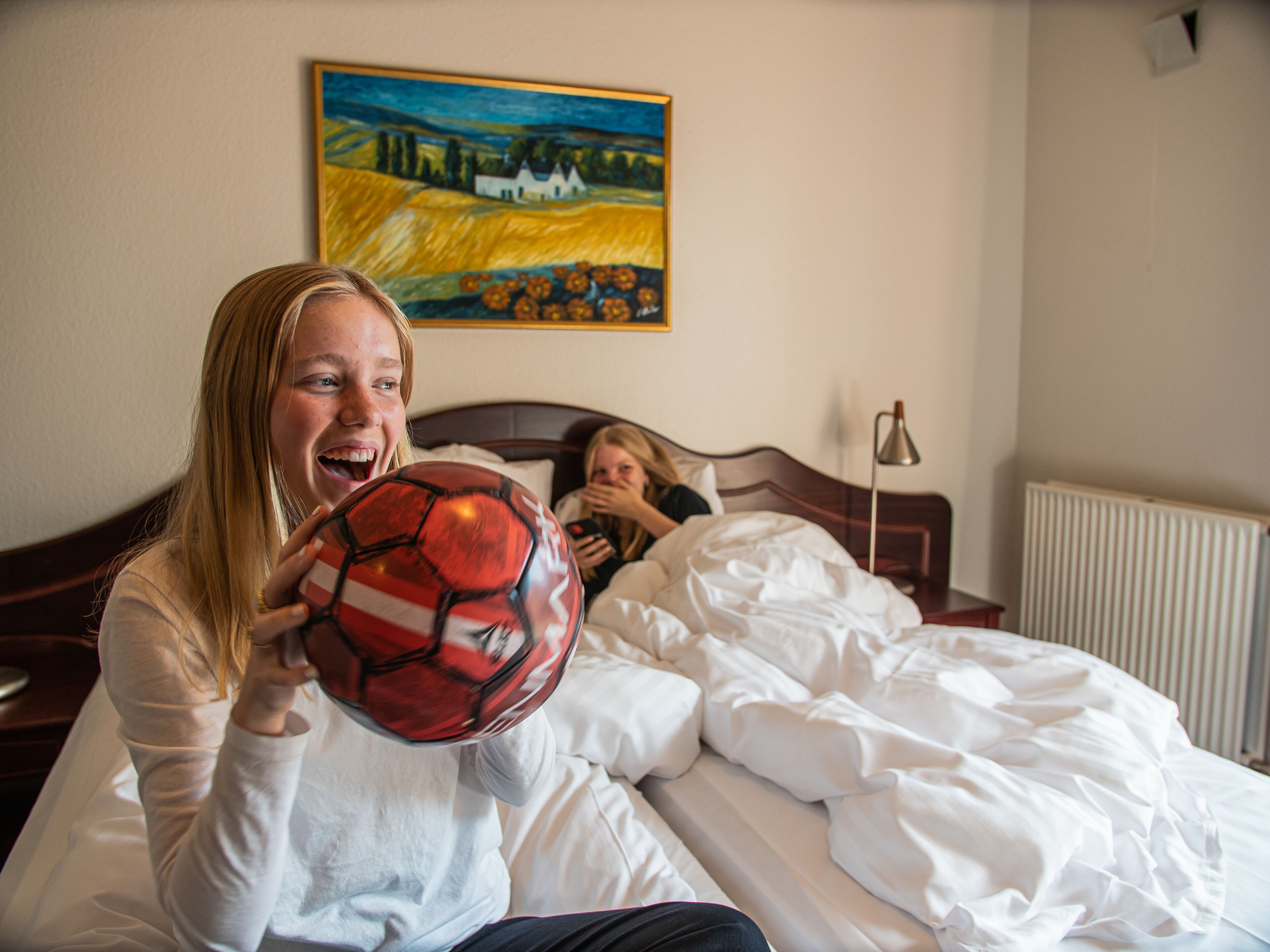 Family Dört Kişilik Oda, Teras | Anti alerjik yatak takımı, masa, ütü/ütü masası, beşik/çocuk yatağı 