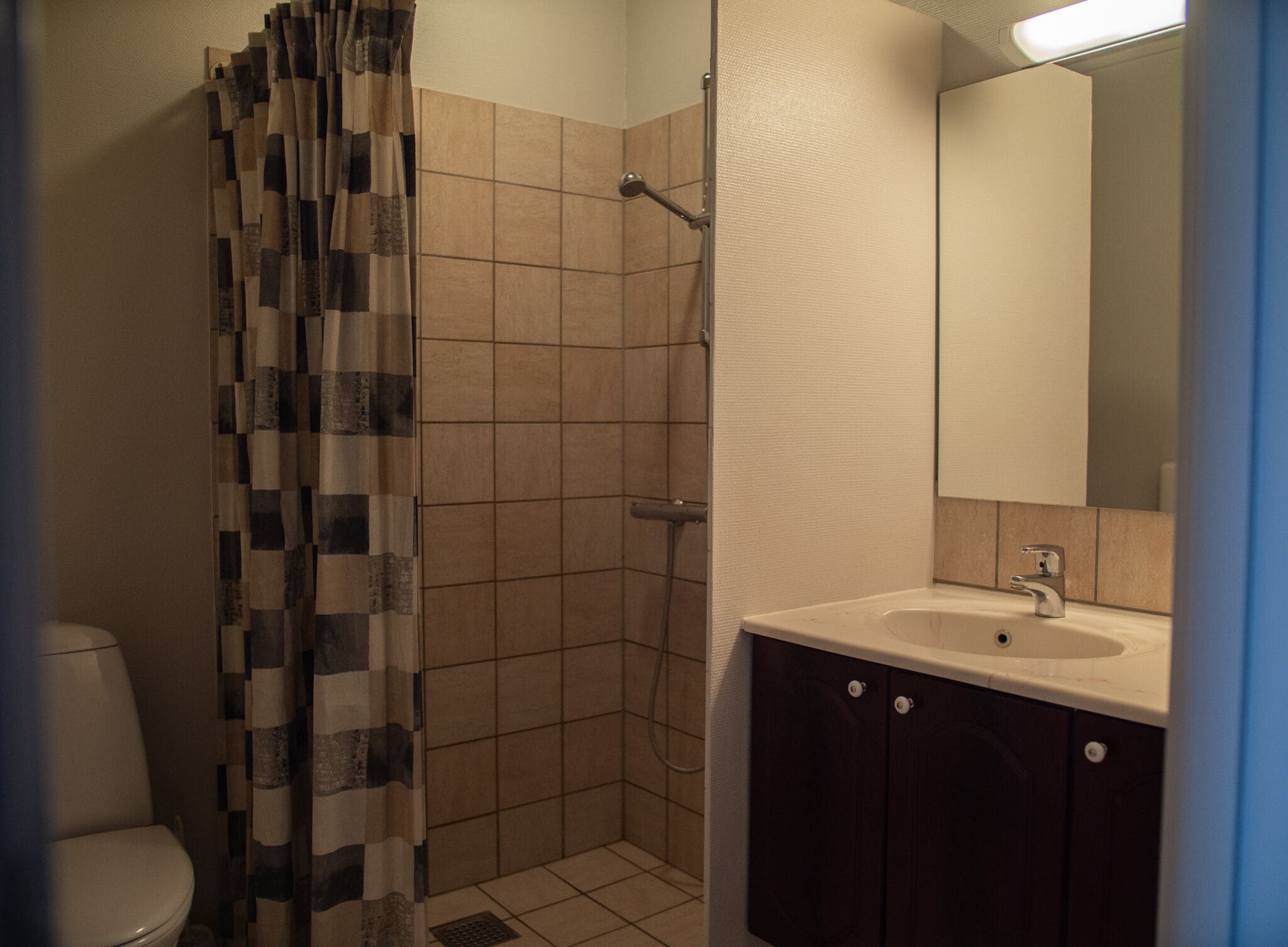 double room, terrace | bathroom | heated floors, towels, soap, shampoo