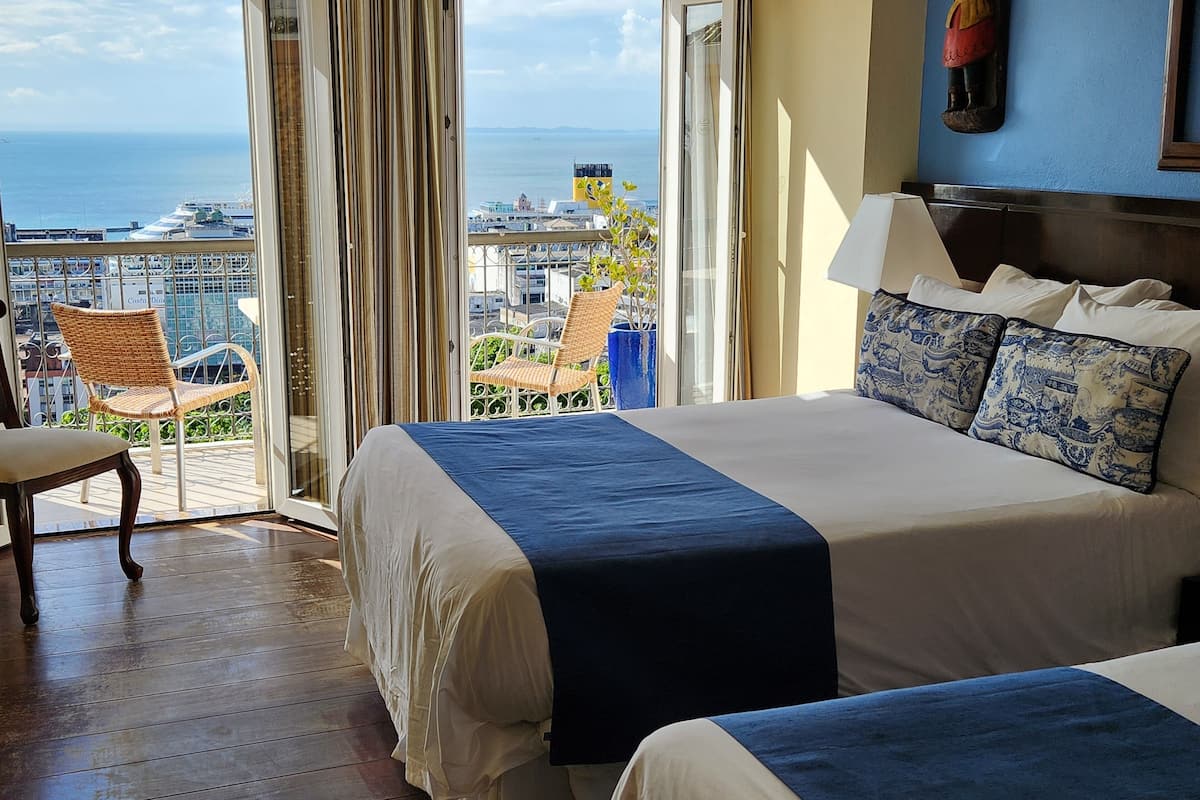 deluxe superking bay view & terrace | 1 bedroom, premium bedding, pillow-top beds, minibar