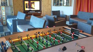 Sala de estar en el lobby