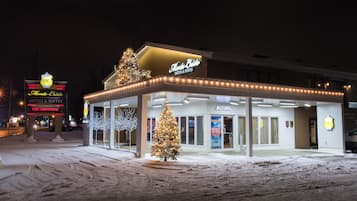 Front of property - evening/night