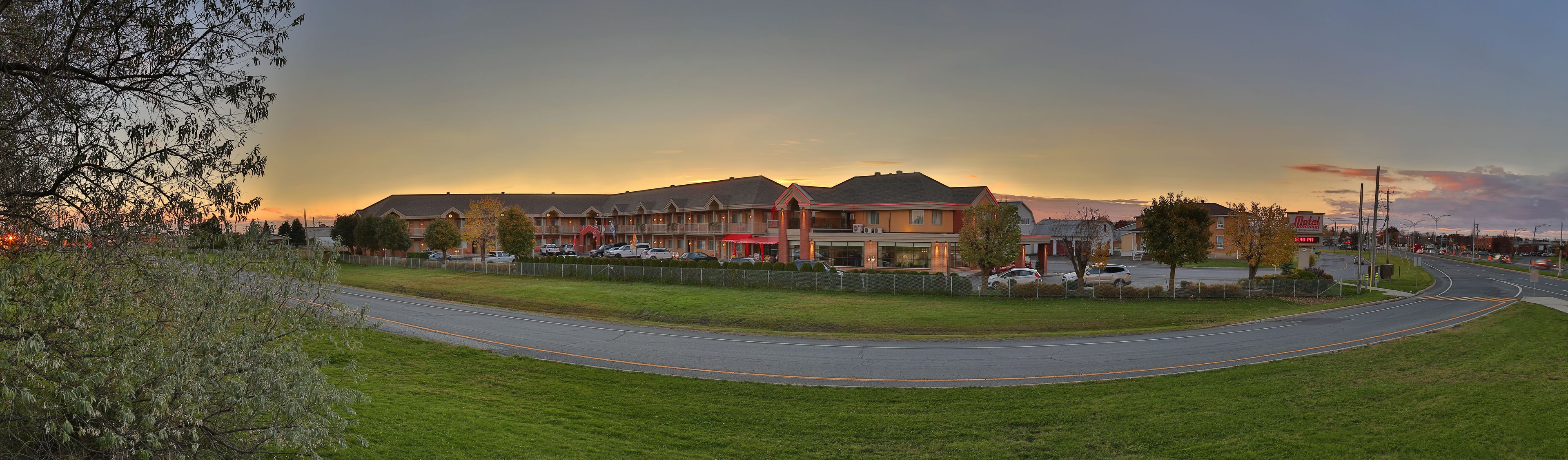 Front of property - evening/night