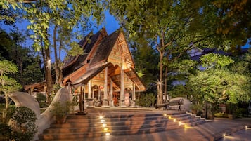 Voorkant van accommodatie