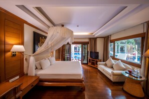 Deluxe Room, 1 King Bed, Pool Access (Lanna) | Premium bedding, pillowtop beds, minibar, in-room safe - Khum Phaya Resort & Spa Boutique Collection (Chiang Mai)