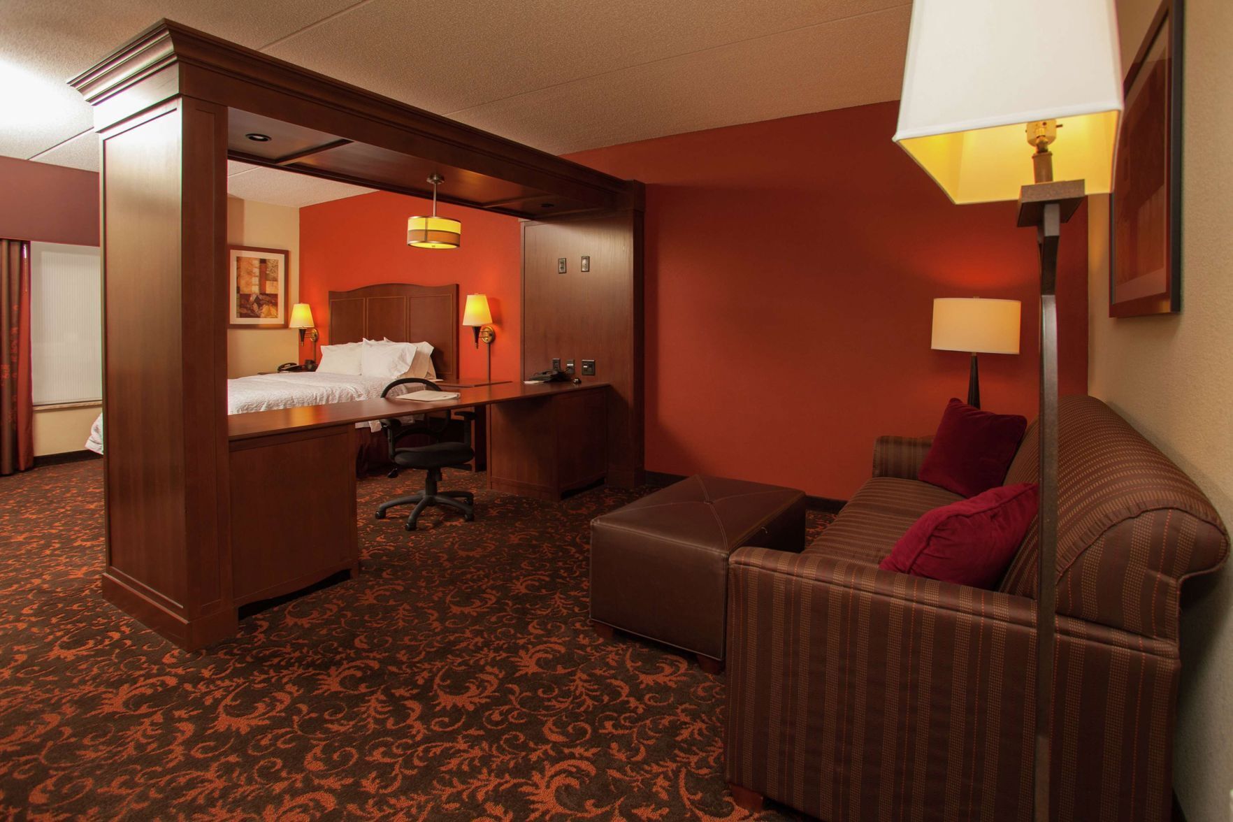 Hypo-allergenic bedding, in-room safe, blackout curtains, soundproofing