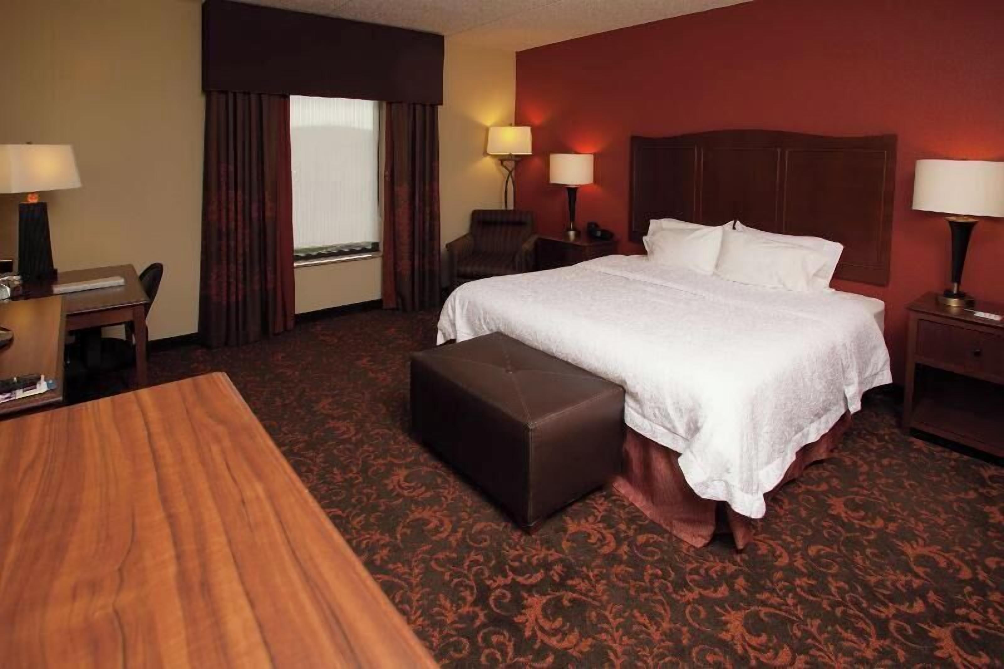 Hypo-allergenic bedding, in-room safe, blackout curtains, soundproofing