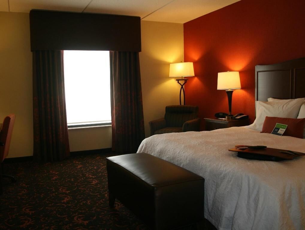 Hypo-allergenic bedding, in-room safe, blackout curtains, soundproofing