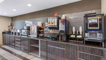 Free daily buffet breakfast