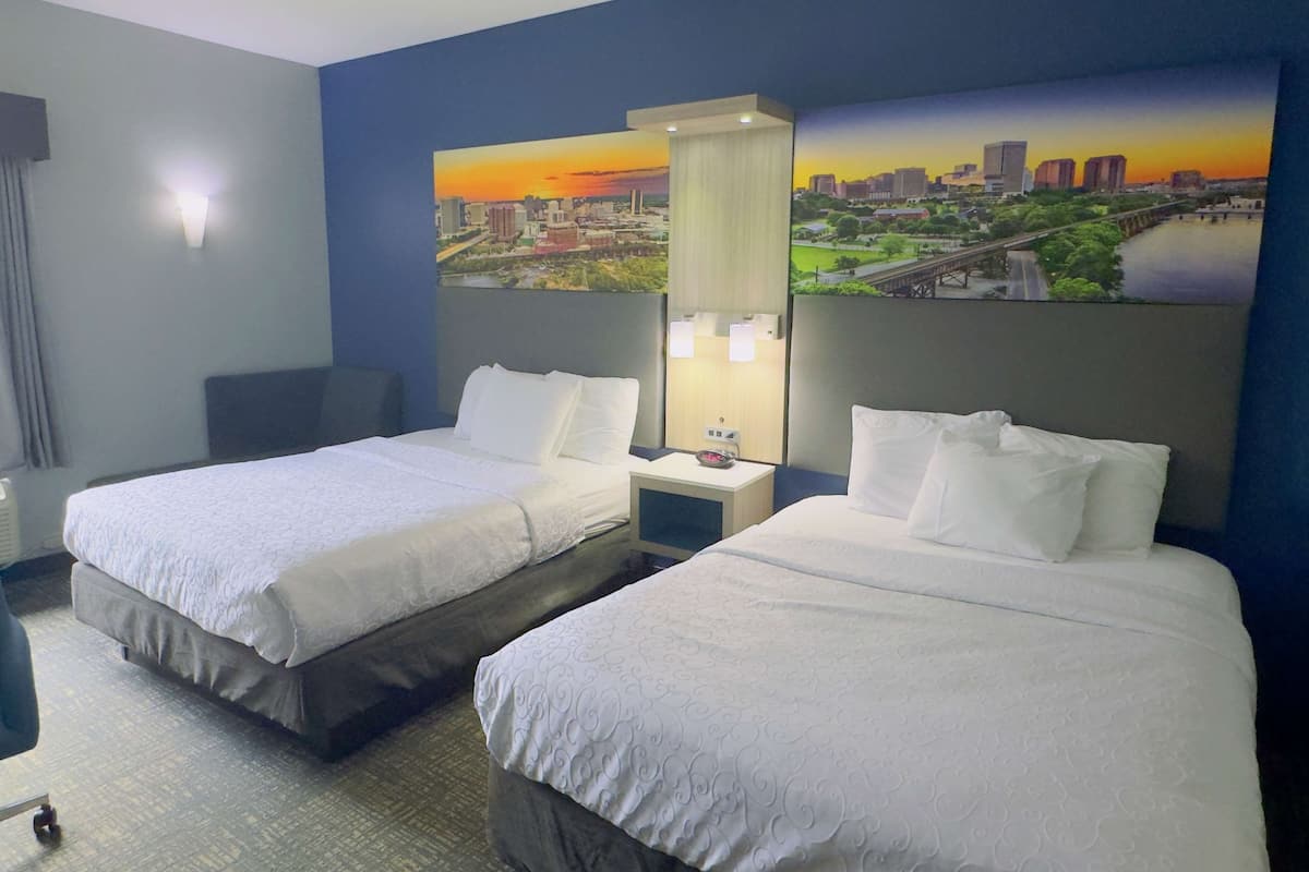 Standard Room, 2 Queen Beds, Non Smoking, Kitchen | Premium bedding, pillowtop beds, individually decorated