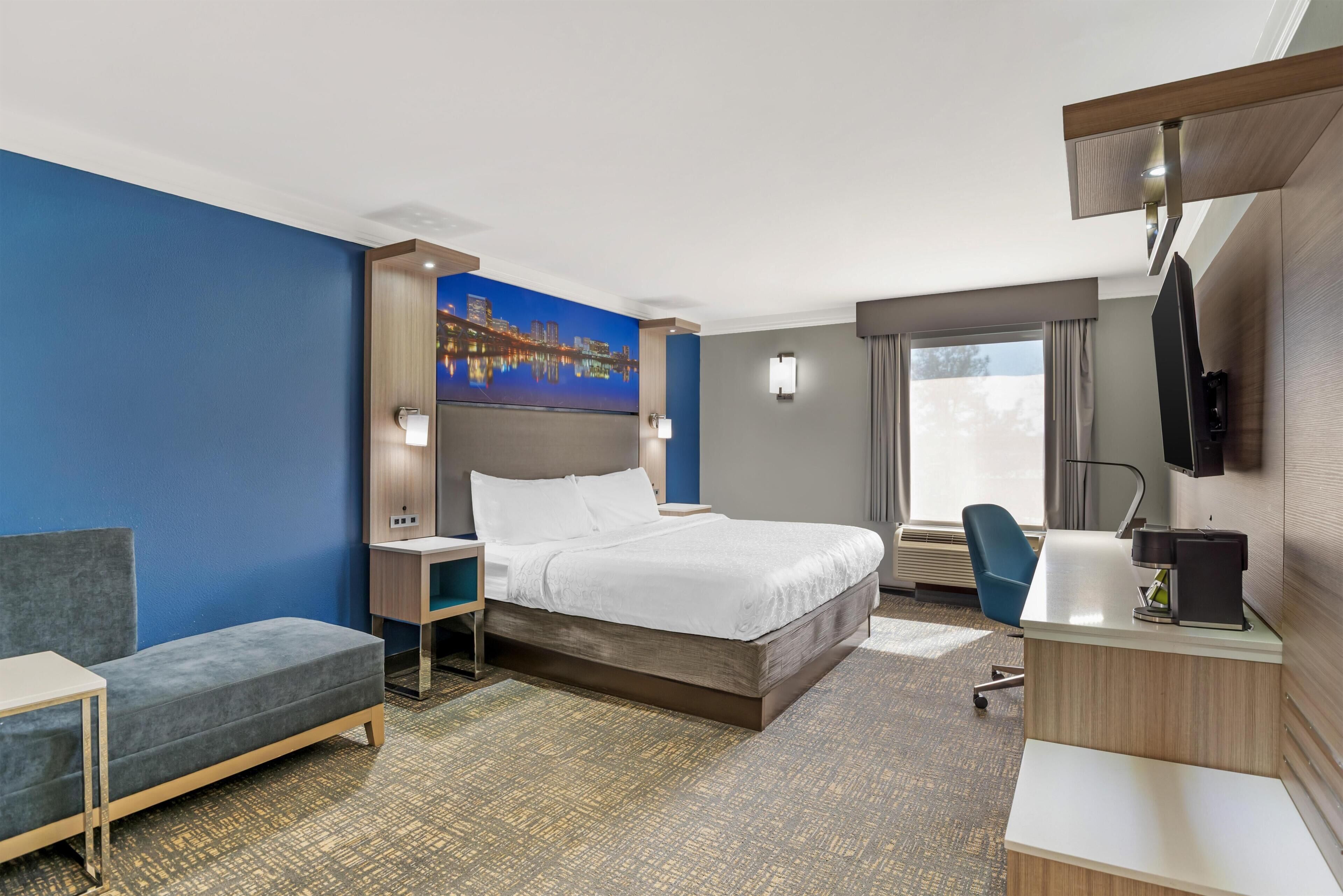 Premium bedding, pillowtop beds, individually decorated