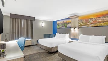 Premium bedding, pillow-top beds, individually decorated