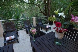 Suite, 1 kingsize-seng | Terrasse/patio