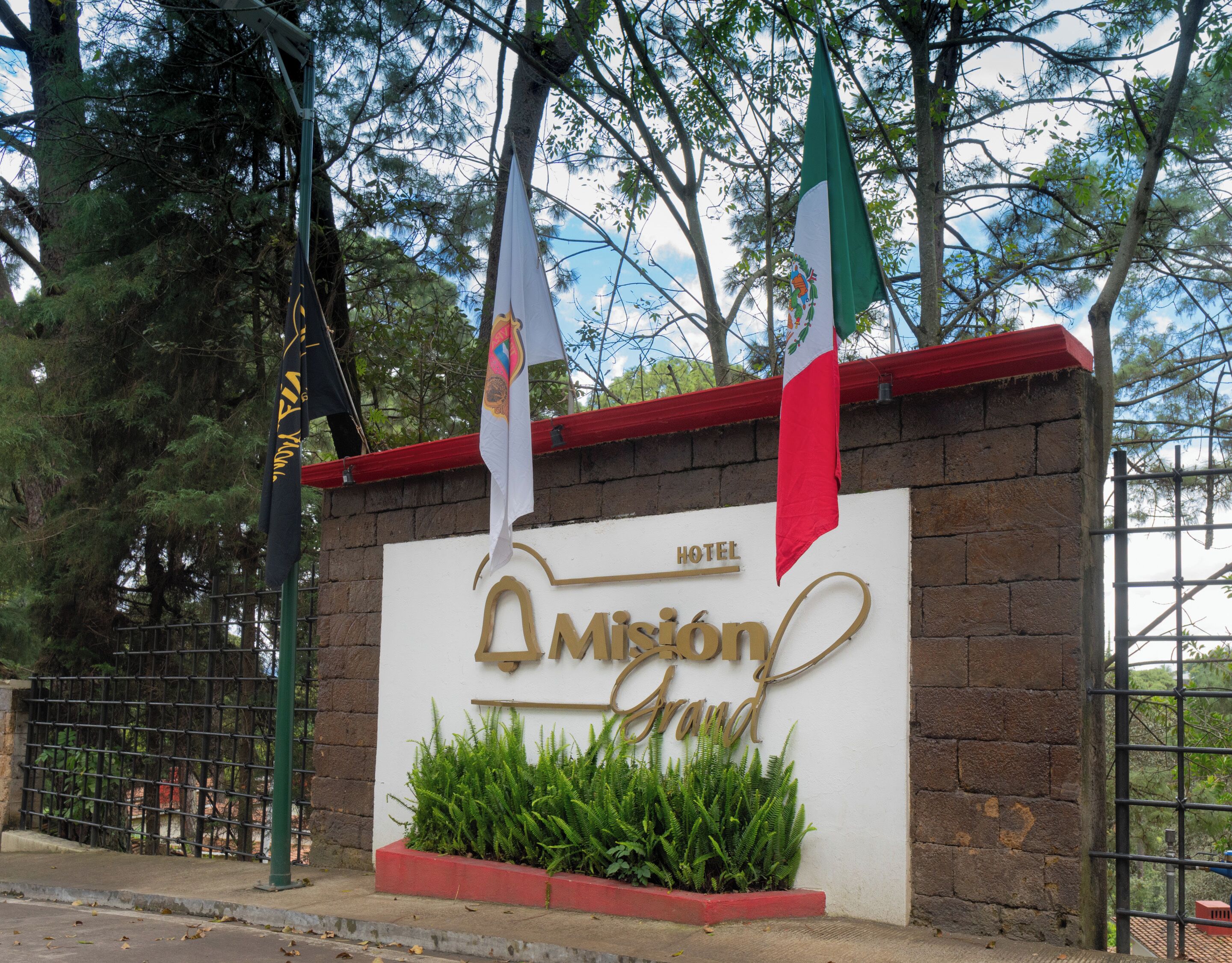 Overnatningsstedets facade