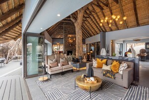 Sala de estar en el lobby