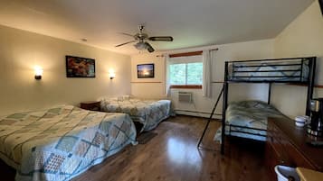Family Room | Blackout drapes, free WiFi, bed sheets, alarm clocks