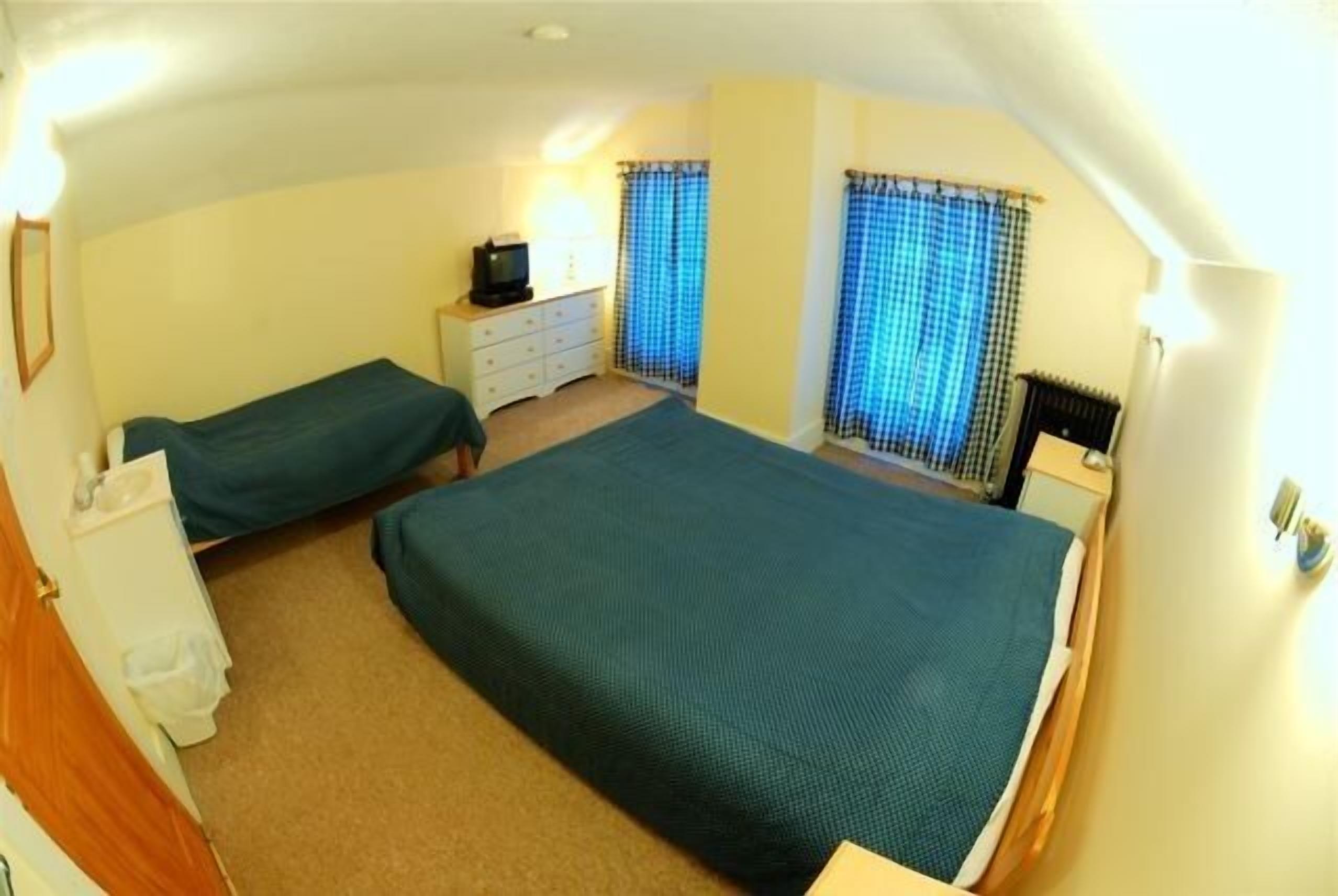 blackout curtains, free wifi, bed sheets, alarm clocks