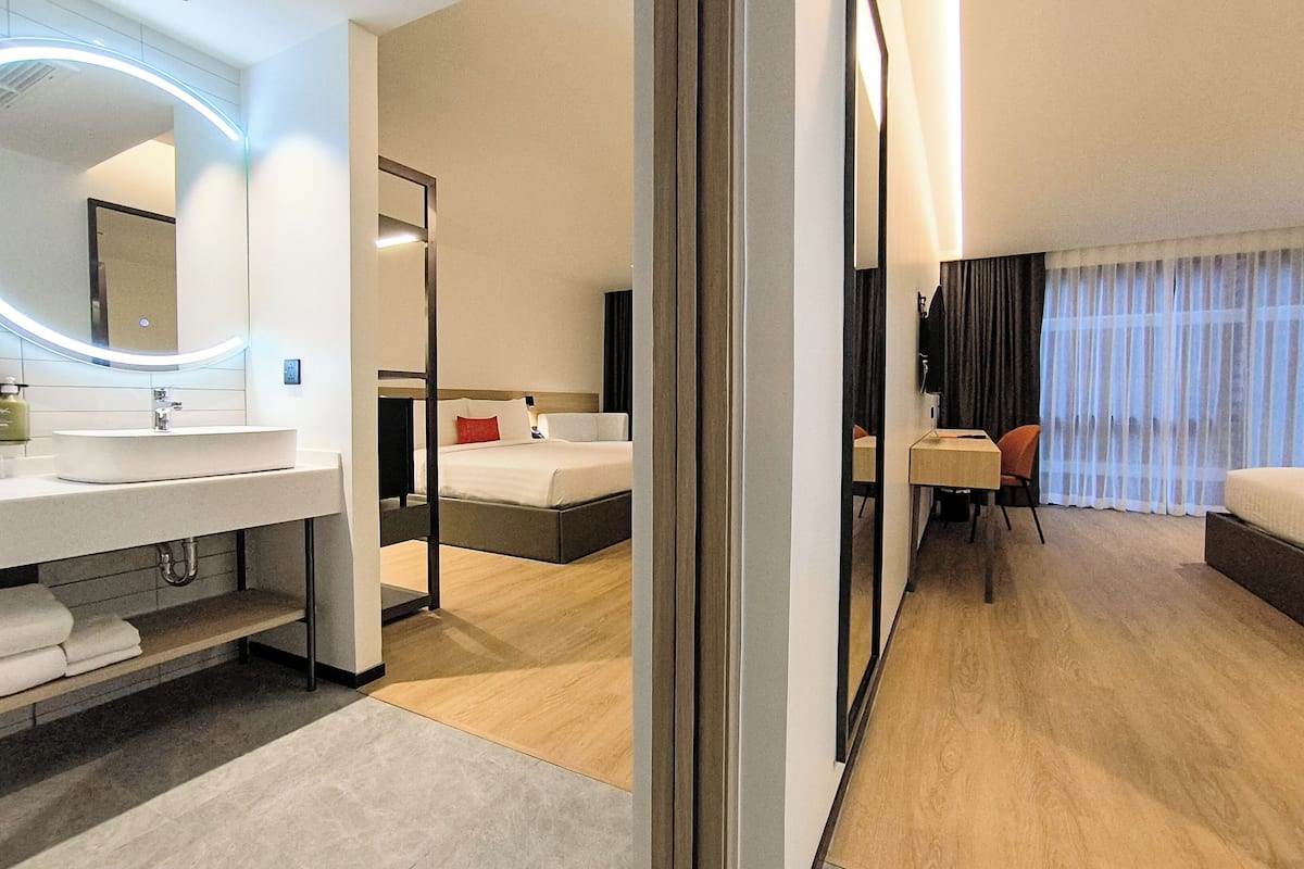 Premier Connecting Room | In-room safe, desk, laptop workspace, soundproofing