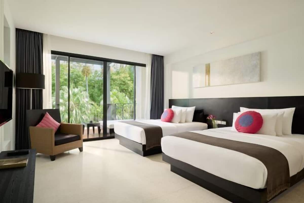 Ropa de cama de alta calidad y minibar 
