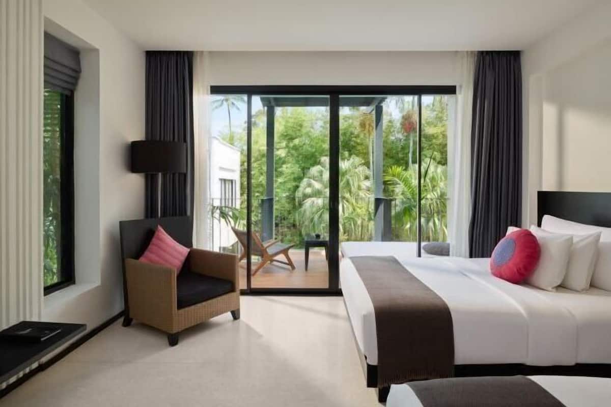 Ropa de cama de alta calidad y minibar 