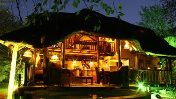 Front of property – evening/night