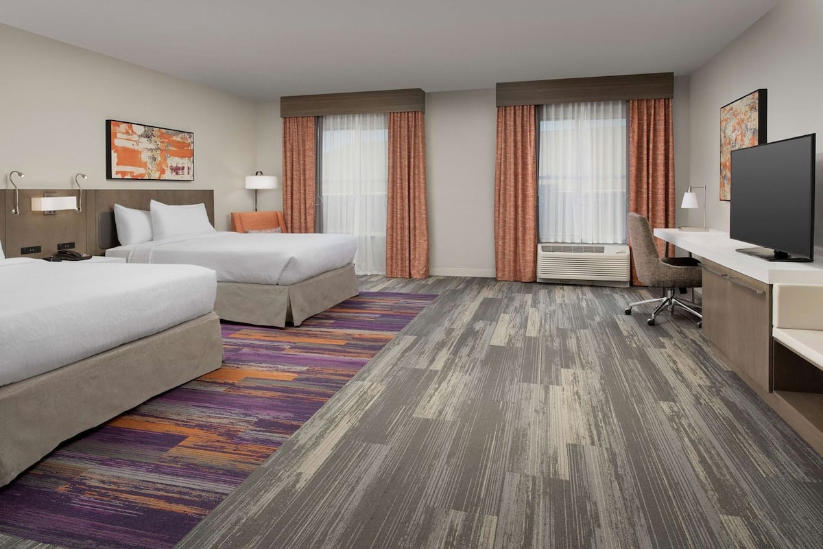 Premium bedding, pillowtop beds, in-room safe, desk