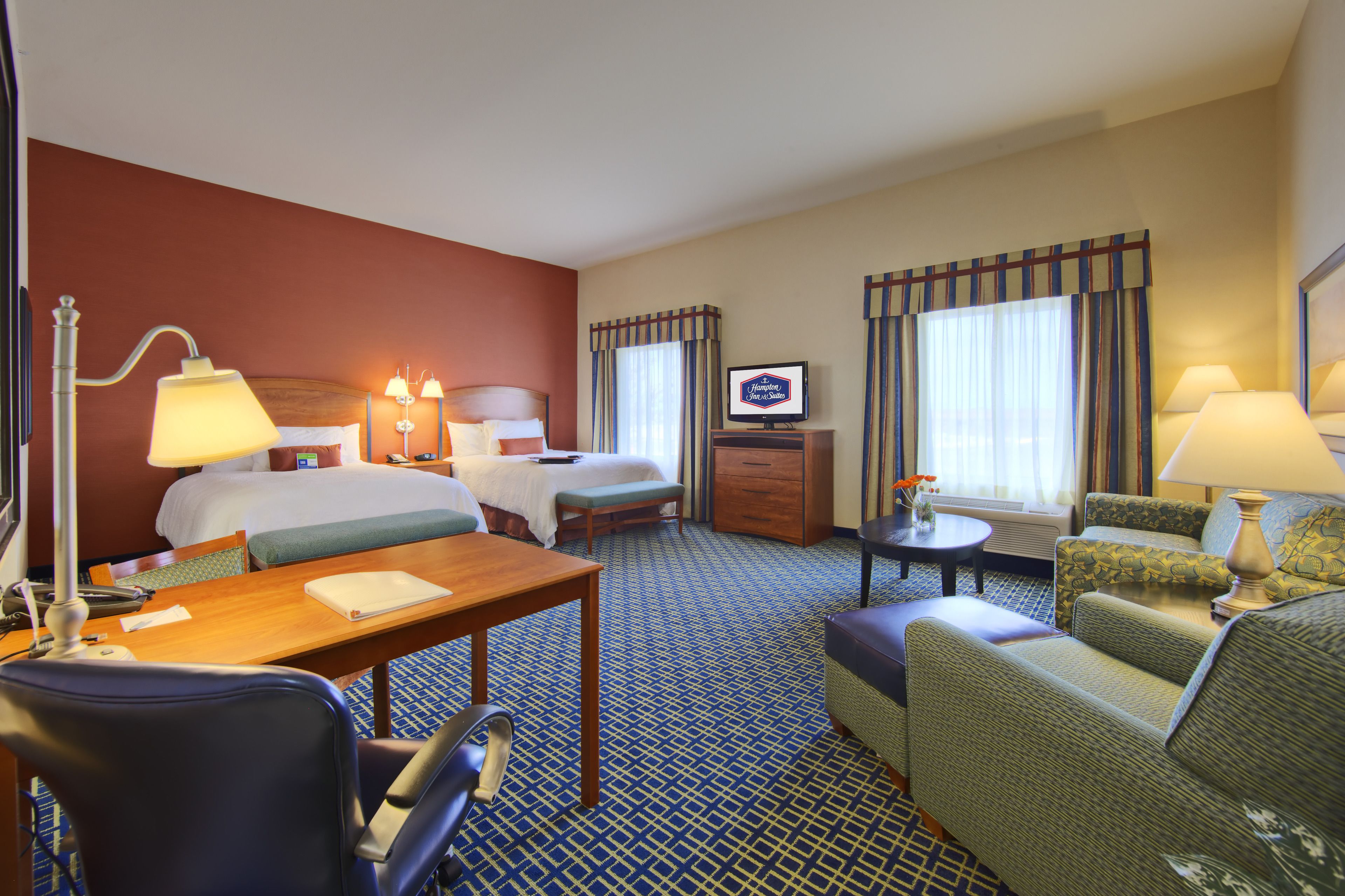 pillow-top beds, in-room safe, blackout curtains, iron/ironing board