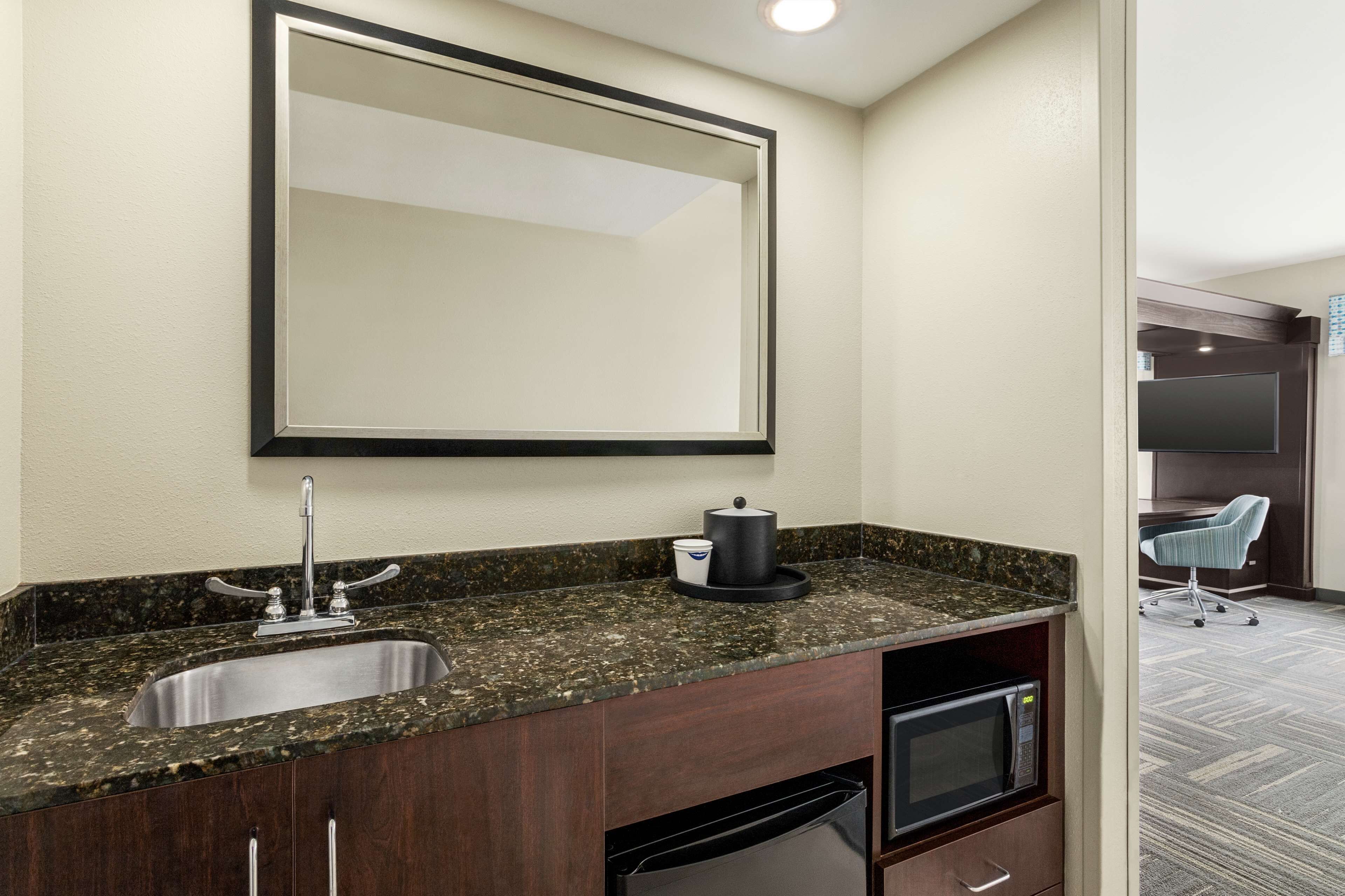 suite, 2 queen beds, non smoking | in-room safe, desk, laptop workspace, soundproofing