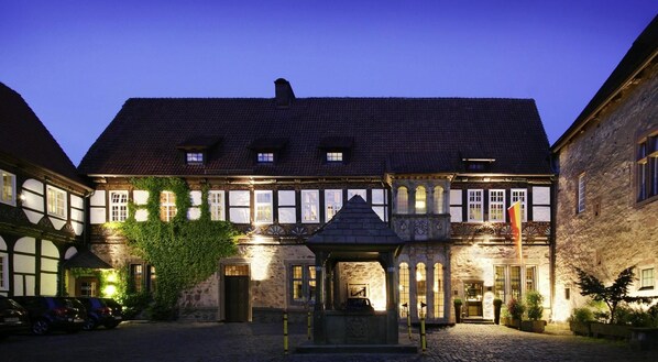 Front of property – evening/night