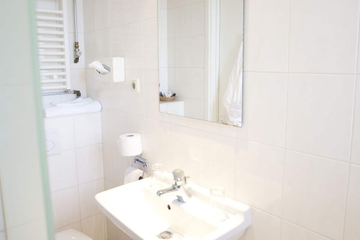 free toiletries, hair dryer, bathrobes, slippers