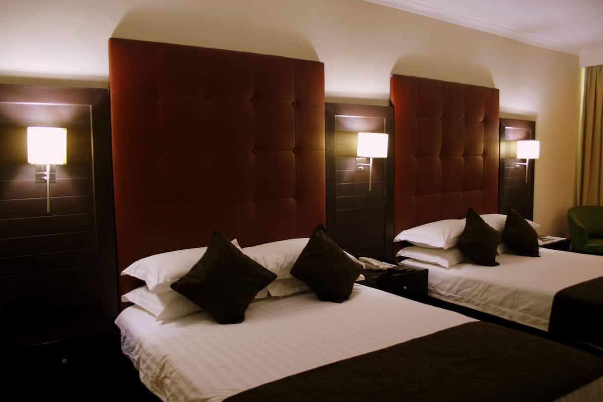 in-room safe, desk, blackout curtains, iron/ironing board