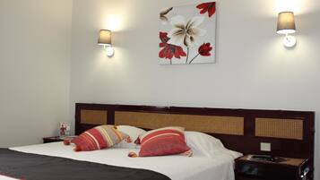 Premium bedding, individually furnished, blackout drapes, soundproofing