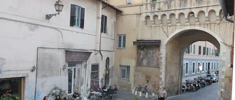 Blick von der Unterkunft