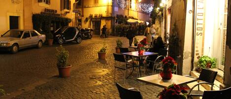 Front of property - evening/night