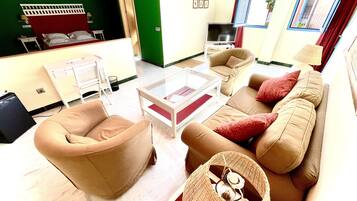 Habitació doble | 1 dormitori, llençols de cotó egipci i roba de llit d'alta qualitat