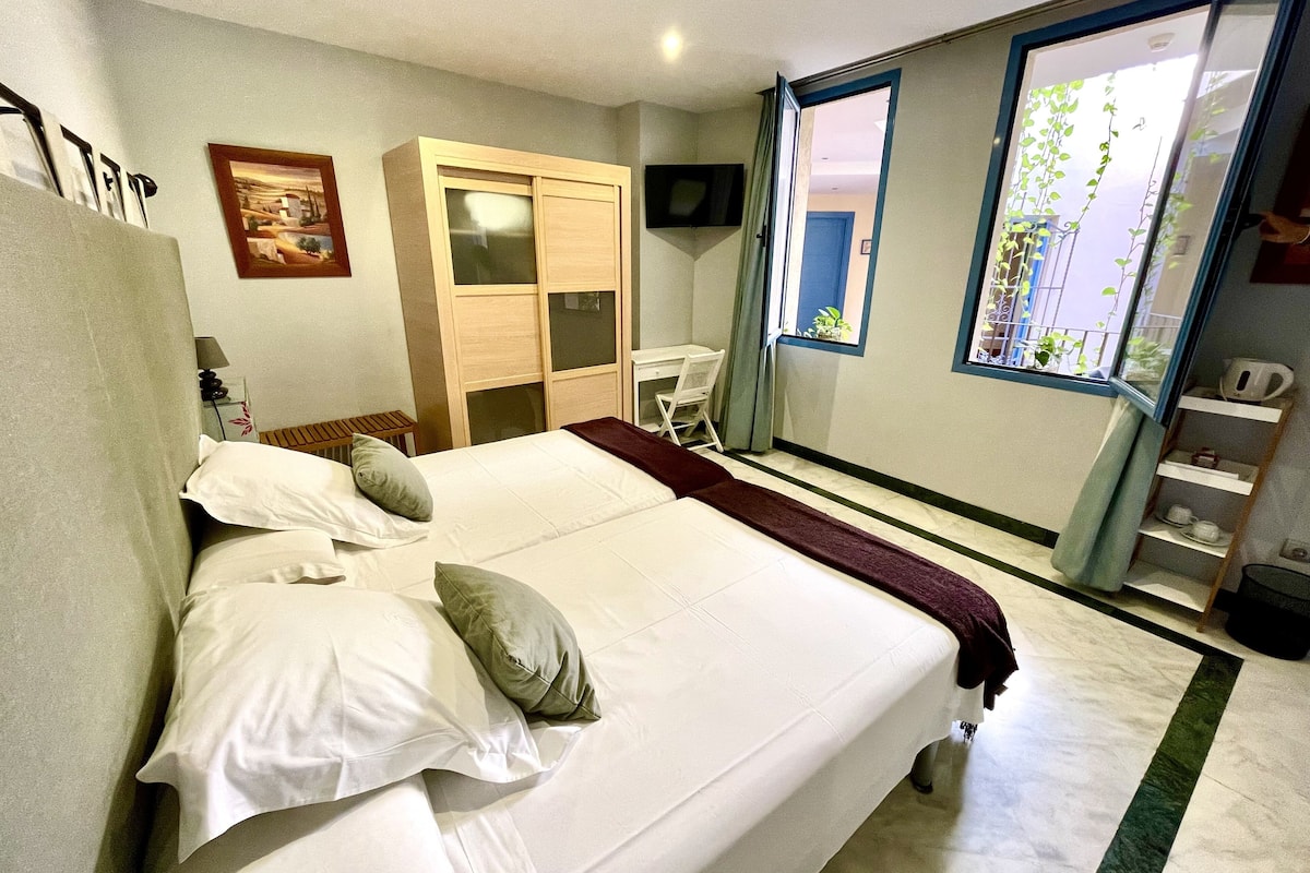 double room | egyptian cotton sheets, premium bedding, down duvets, memory-foam beds