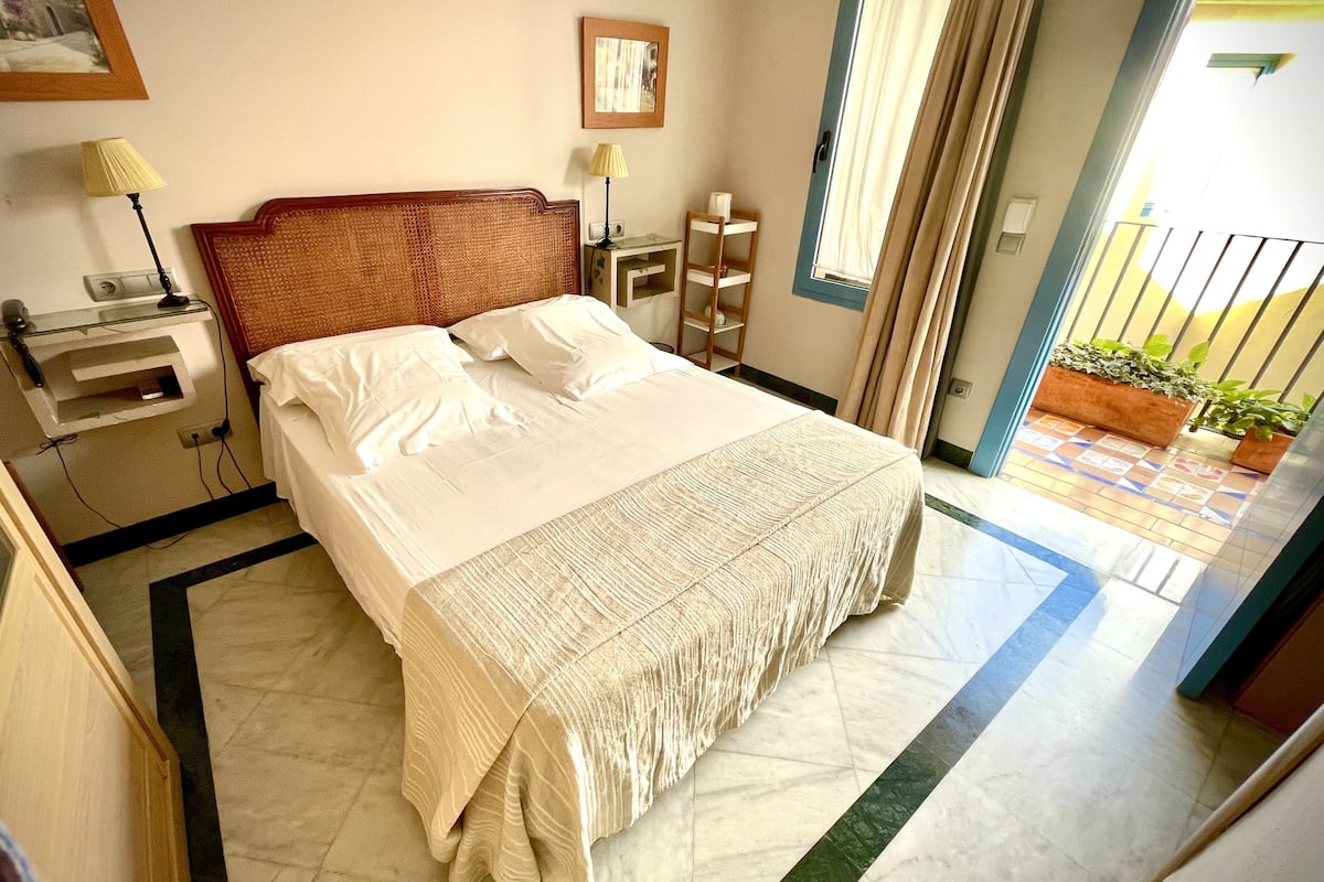 double room | egyptian cotton sheets, premium bedding, down duvets, memory-foam beds